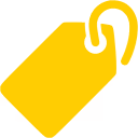 Construction Yellow Tag
