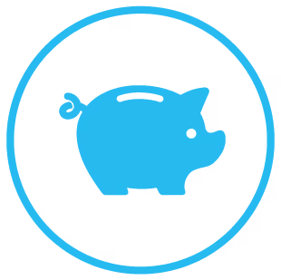 Piggy bank icon